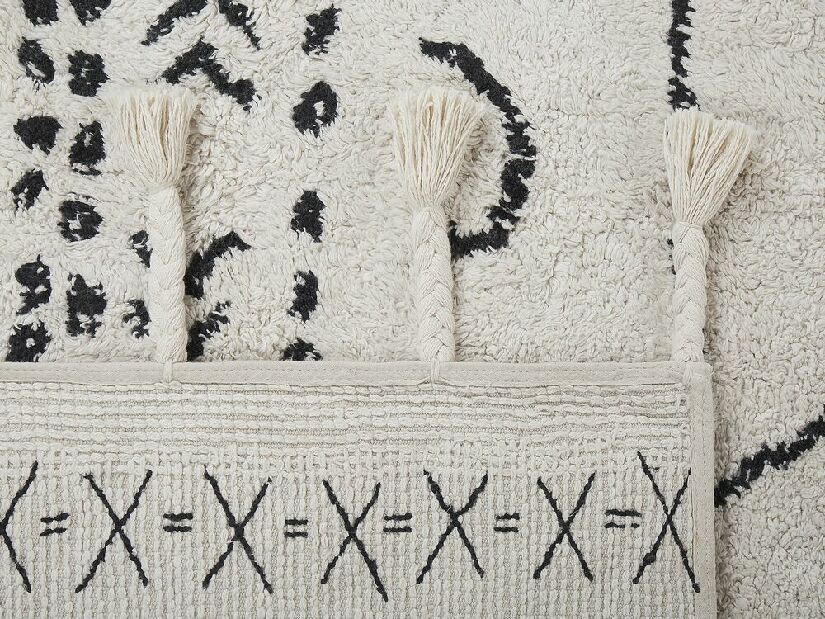Detský koberec 100 x 160 cm Kumba (čiernobiela)