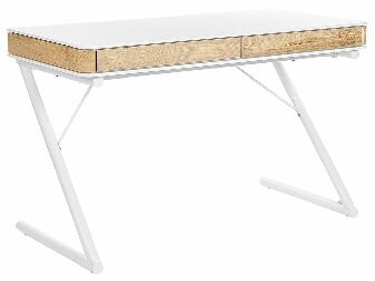 Písací stôl 120x60 cm Florencio (biela)
