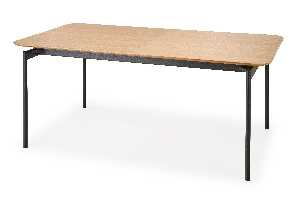 Jedálensky stôl Sommer (dub prírodný + čierna)