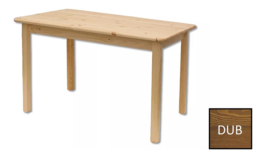 Jedálenský stôl ST 104 (100x55 cm) (pre 4 osoby) (dub) *bazár