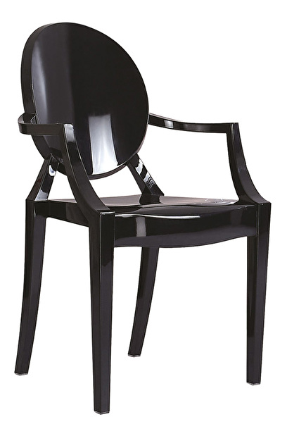 Jedálenská stolička Luis čierna