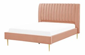 Manželská posteľ 140 cm Marvik (ružová)