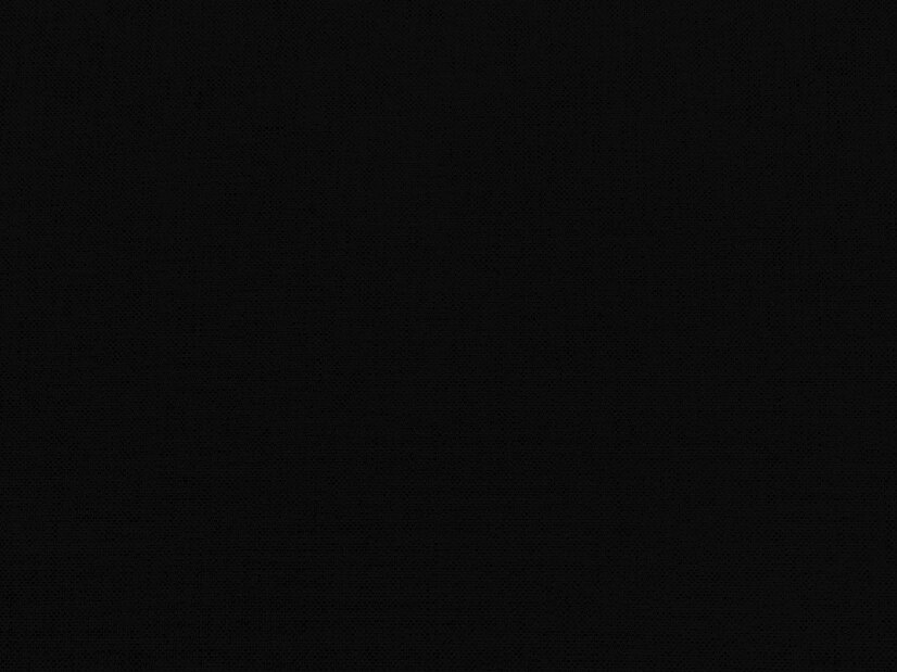 Modulárna pohovka FELLE (polyester) (čierna) (pre 4 ľudí) (s taburetkou)
