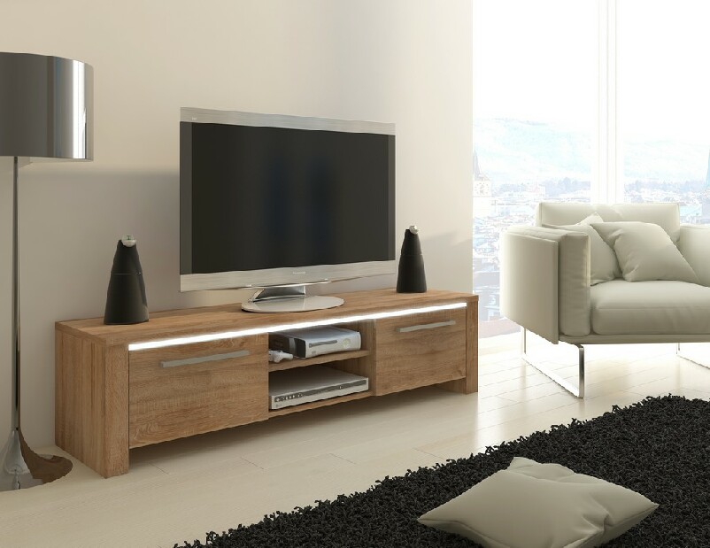 TV stolík/skrinka Helix (sonoma svetlá)
