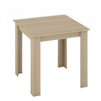 Jedálenský stôl Plat (štvorec) (pre 4 osoby) (dub sonoma)