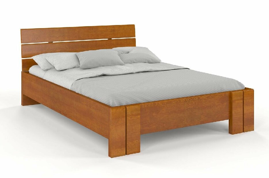 Manželská posteľ 200 cm Naturlig Tosen High (borovica)