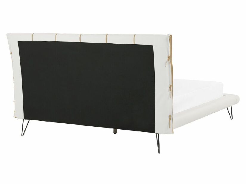 Manželská posteľ 160 cm BETTEA (s roštom) (biela)