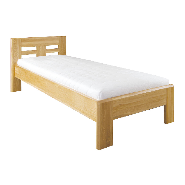 Jednolôžková posteľ 100 cm LK 260 (dub) (masív)