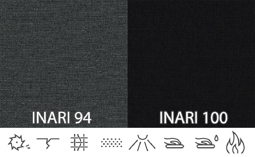 Rohová sedačka Arin (čierna + sivá) (L)