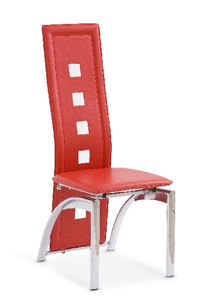 Jedálenská stolička K4 červená