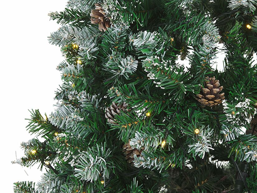 Umelý vianočný stromček 180 cm PELAM (zelená) (so svetlami)