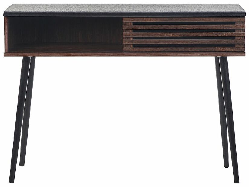 Konzolový stolík Pera (tmavé drevo)