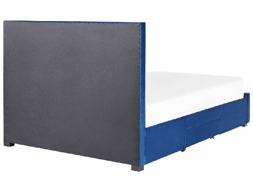 Manželská posteľ 160 cm Levi (modrá)