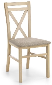 Jedálenská stolička Delmar (dub sonoma + béžová)