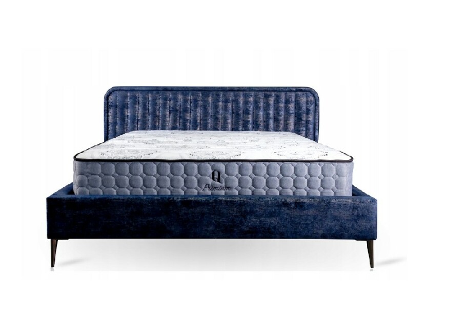 Čalúnená posteľ 160x200 cm Arianna 1 (modrá)