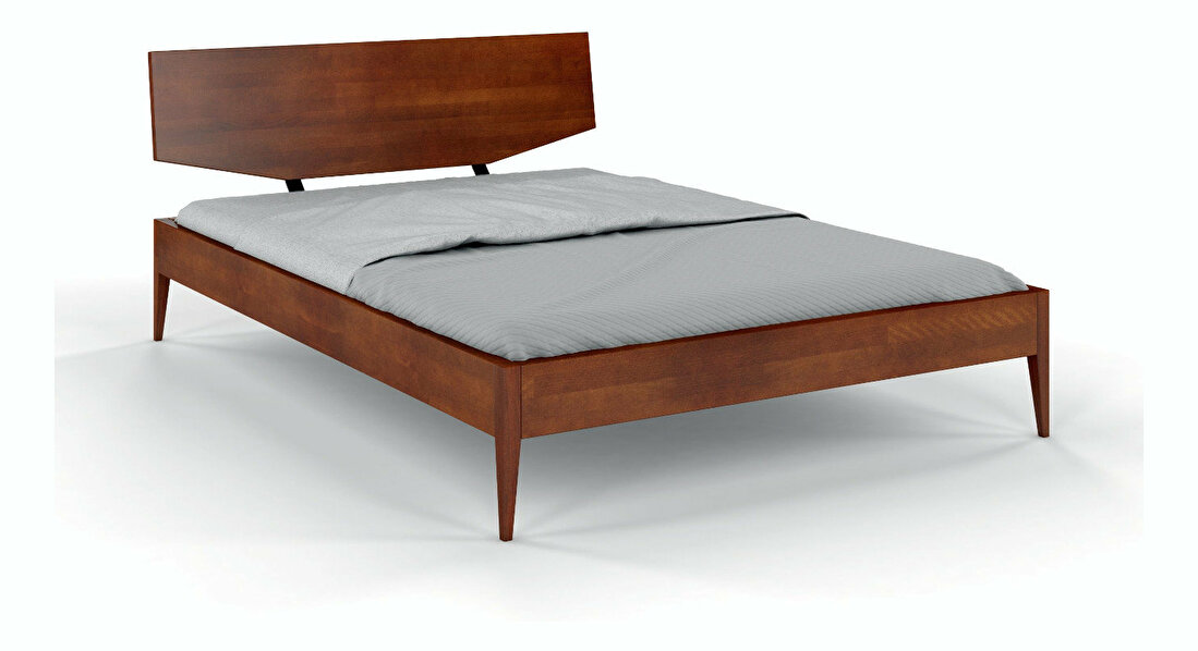 Manželská posteľ 200 cm Scandinavian (bez roštu a matraca) (orech)