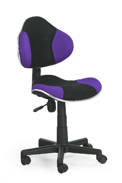 Detská stolička Flash čierna + fialová