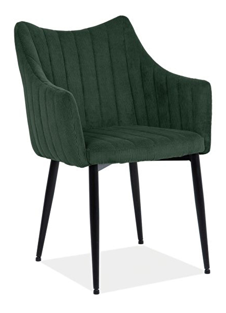 Jedálenská stolička Mattie (zelená + čierna)