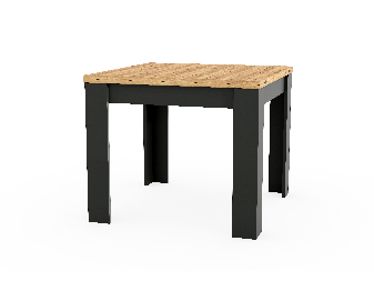Jedálenský stôl Vortex (dub + čierna) (pre 4-8 osôb)