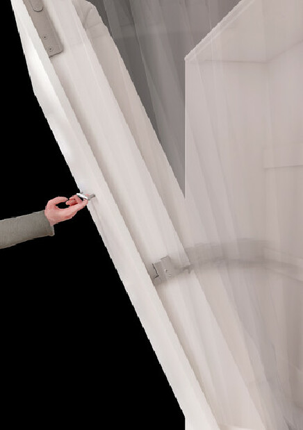 Sklápacia posteľ Callista Mirjan Pro I (biela + lesk biely) (120x200)