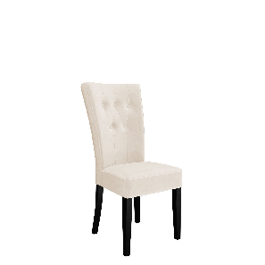 Jedálenská stolička Simon (čierna + krémová)