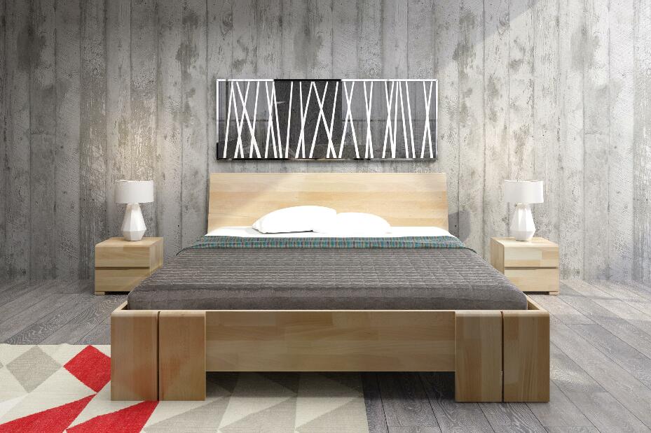 Manželská posteľ 200 cm Naturlig Galember Maxi Long (buk) (s roštom)