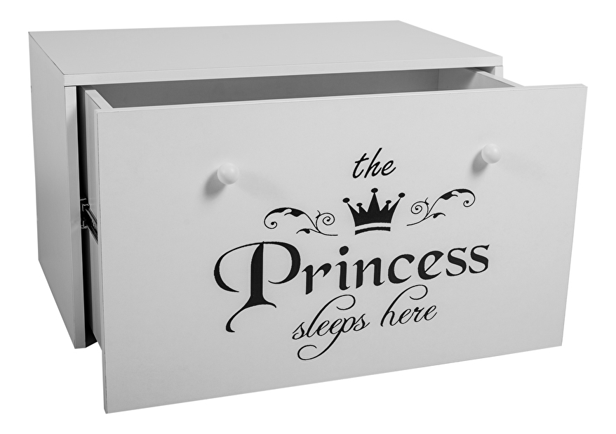 Úložný box pre deti Ione (biela + princess)