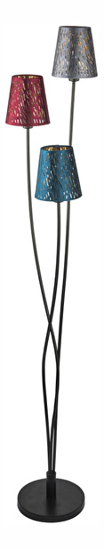 Stojanové svietidlo Ticon 15266-3S (moderné/dizajnové) (čierna + multicolor)