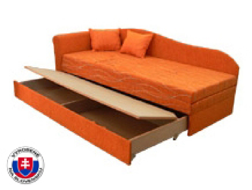 Rozkladacia posteľ (váľanda) 80 až 160 cm Katrhin (s molitanovým matracom) (L)