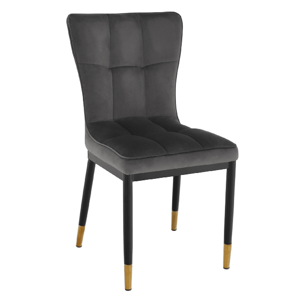Jedálenská stolička Dopey (tmavosivá + čierna)