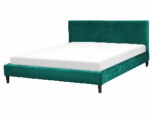 Manželská posteľ 160 cm FUTTI (s roštom) (zelená)