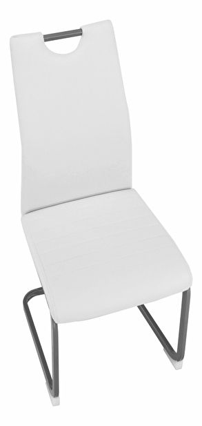 Jedálenská stolička Dreka (biela)