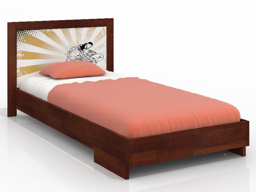 Jednolôžková posteľ 120 cm Naturlig Kids Stjernen (borovica) (s roštom)