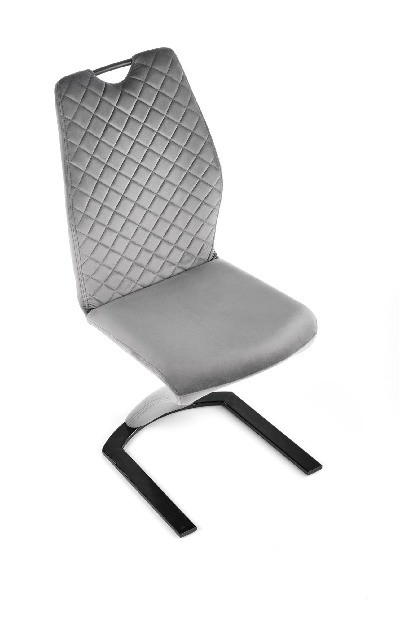 Jedálenska stolička Klamgan (sivá)