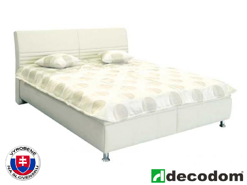 Manželská posteľ 180 cm Decodom Charis 2 M01 (s roštom)