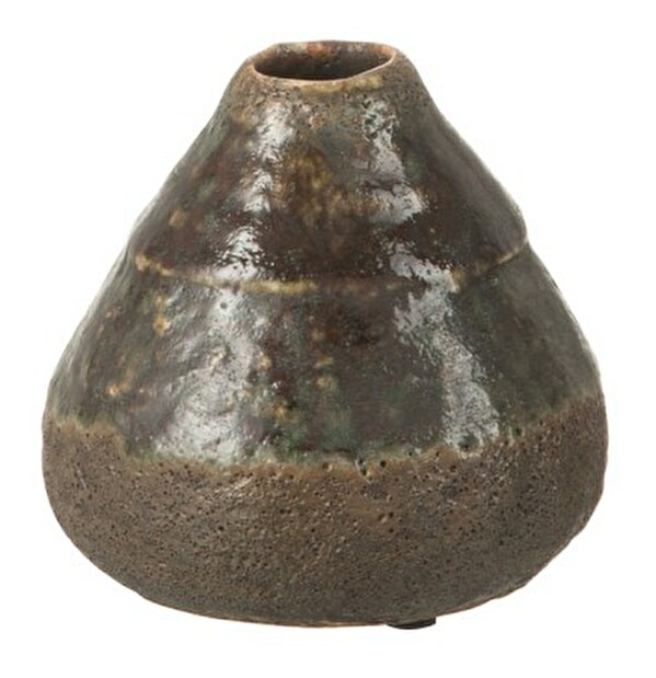 Dekoračná váza Jolipa (14x14x13cm) (Hnedá)
