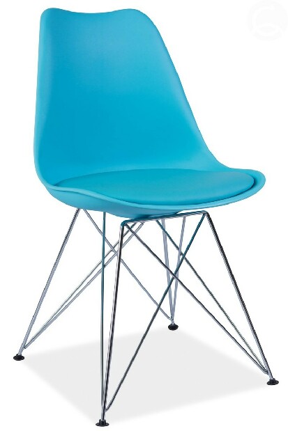 Jedálenská stolička Tim (modrá) 