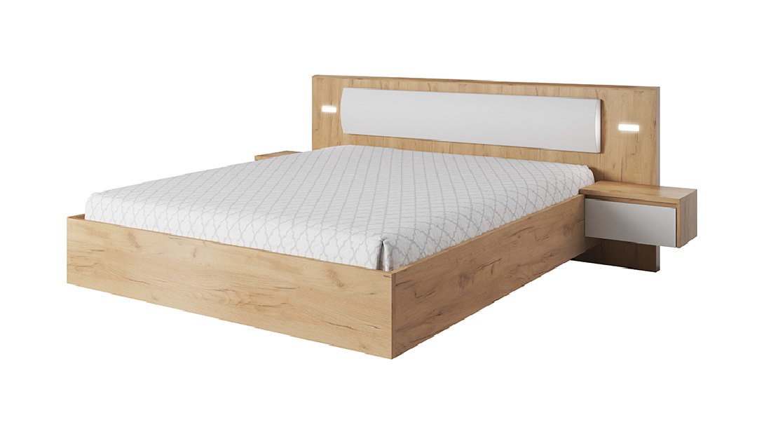 Manželská posteľ 160 cm Xenos (s noč. stolíkmi) 