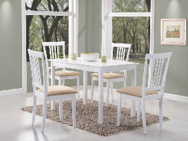 Jedálenský stôl Freiston (biela) (pre 4 osoby)