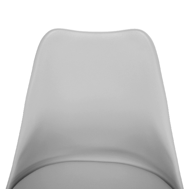 Otočná stolička Dolena (svetlosivá ekokoža)