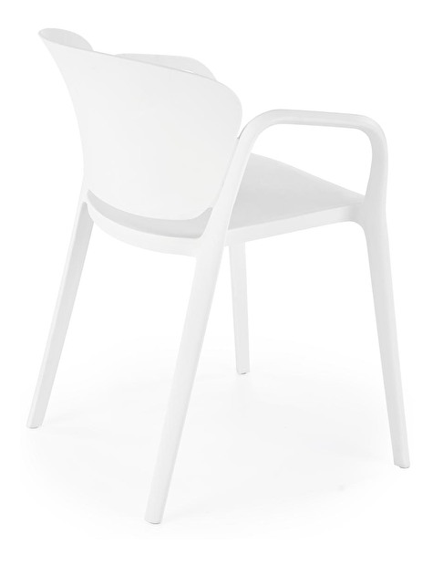 Jedálenská stolička Karol (biela)