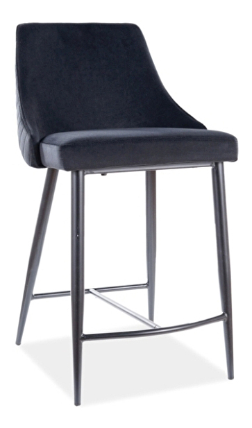 Barová stolička Polly (čierna)