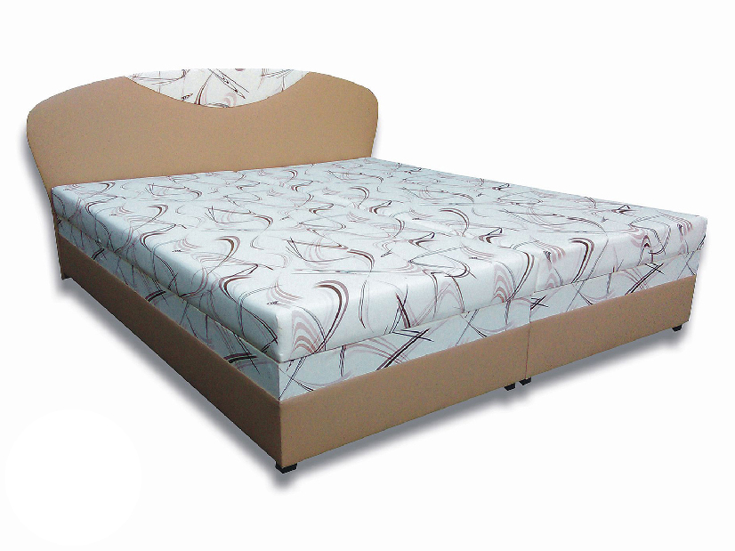 Manželská posteľ 160 cm Island 3 (s penovými matracmi)