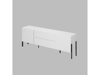 TV stolík/skrinka Kjukon 200 (matná biela)
