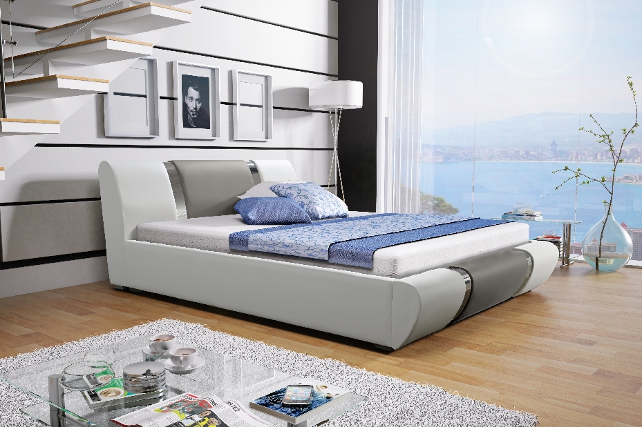 Manželská posteľ 160 cm Ancona (s roštom)