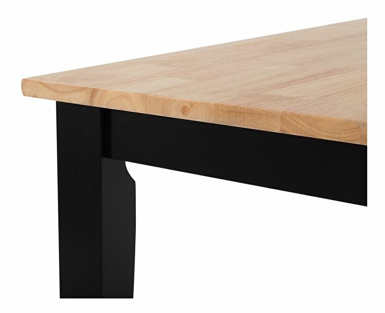 Jedálenský stôl Howton (pre 4 osoby) (čierna)