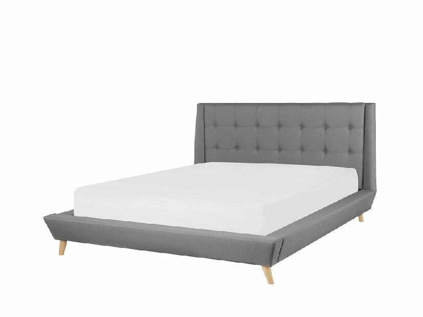Manželská posteľ 160 cm TURIN (s roštom) (sivá)