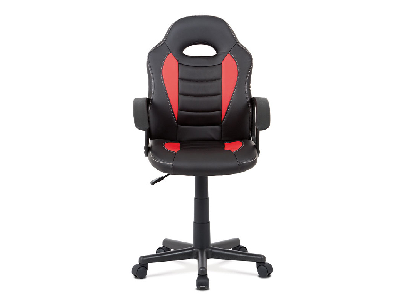 Kancelárska stolička Viller-V107-RED (červená + čierna)