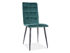 Jedálenská stolička Olivie (zelená + čierna)