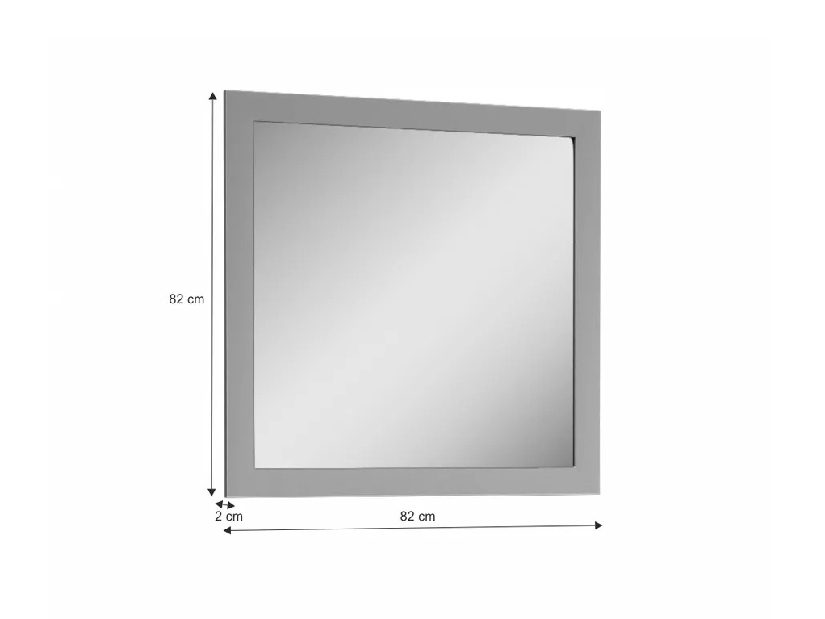 Zrkadlo LS2 Provense (sivá)